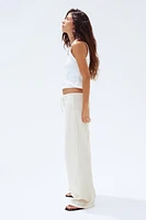 Textured-Knit Pants