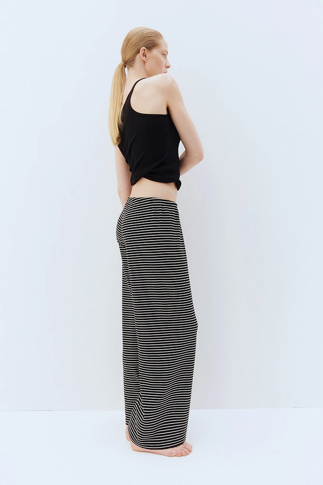 Wide-leg Jersey Pants