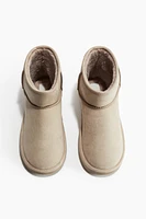 Bottines chaudement doublées