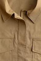 Cropped Cargo Shirt