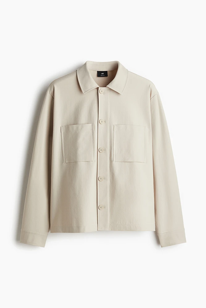 Regular Fit Twill overshirt