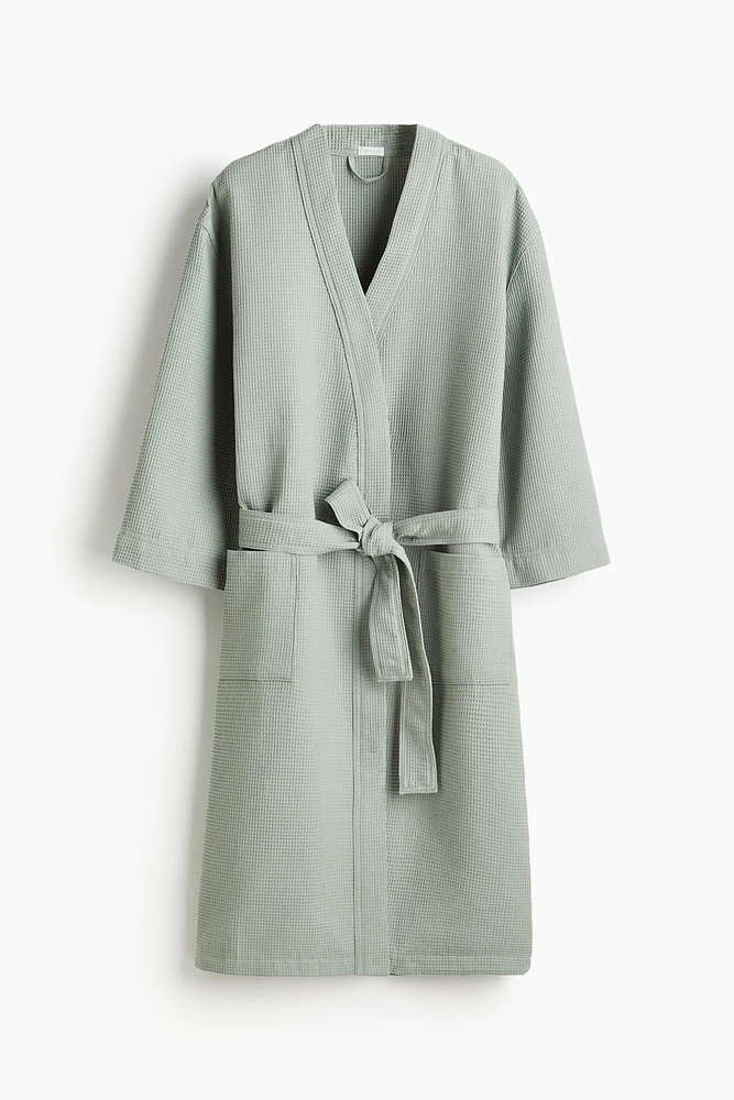 Waffled Bathrobe