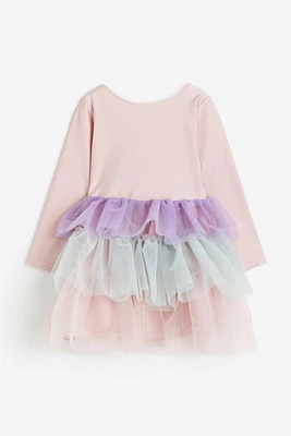 Dress with Tulle Skirt