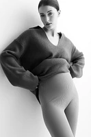 MAMA Legging côtelé sans coutures