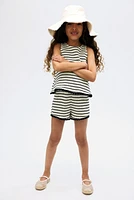 Textured-Knit Shorts