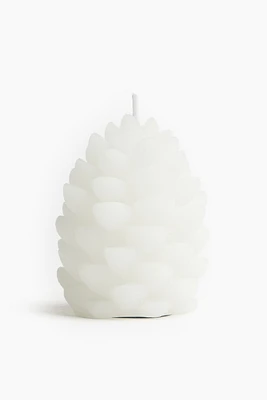 Pine-cone-shaped candle