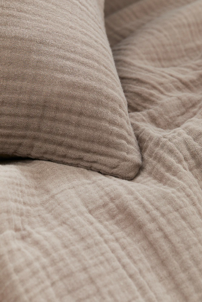 Muslin Twin Duvet Cover Set