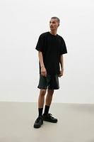 Loose Fit Pleated T-shirt