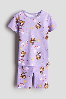 Pyjama Bien Ajusté en jersey imprimé