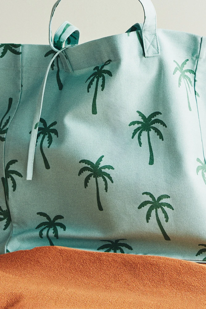 Patterned Beach Bag