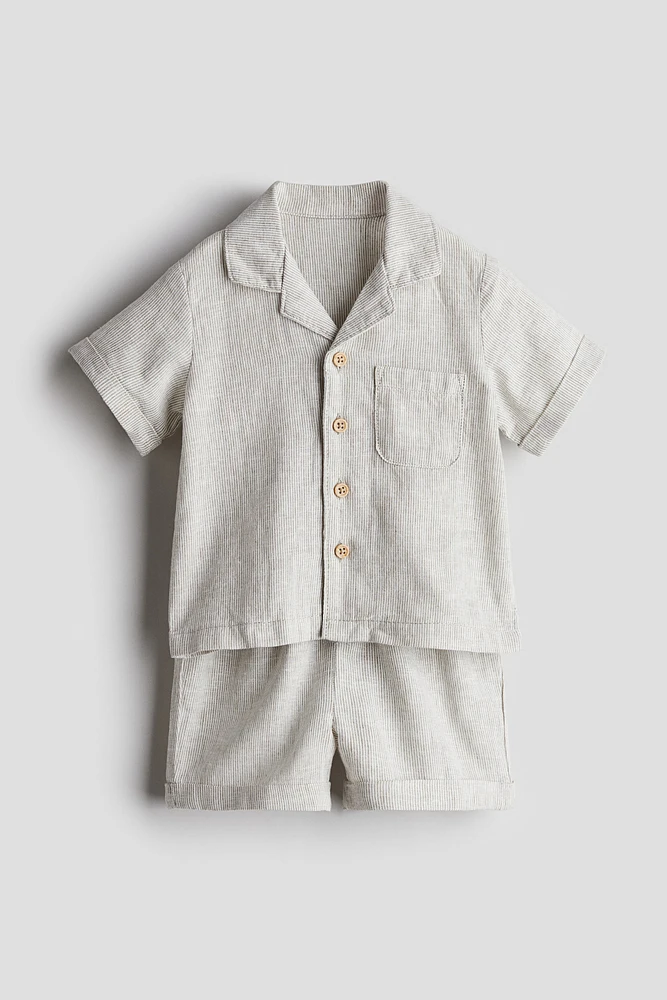 2-piece Linen-blend Set