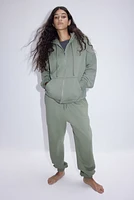 Veste Grande Taille à glissière avec capuchon