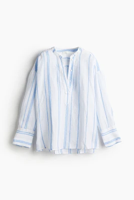 Linen Pullover Shirt