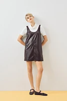 Crocodile-patterned mini dress