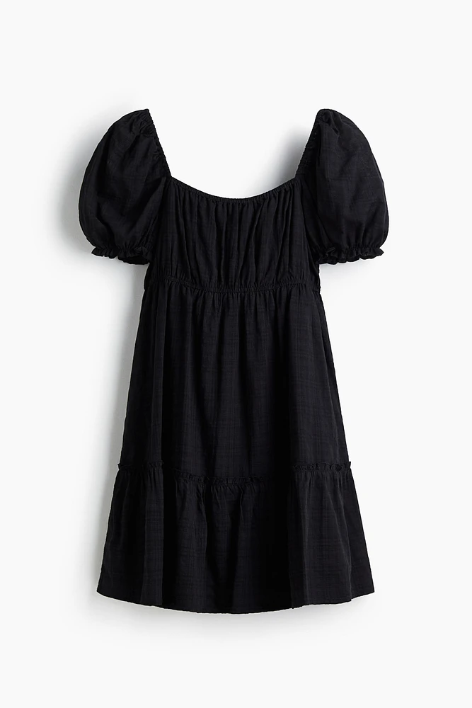 Ruffle-Trimmed Dress