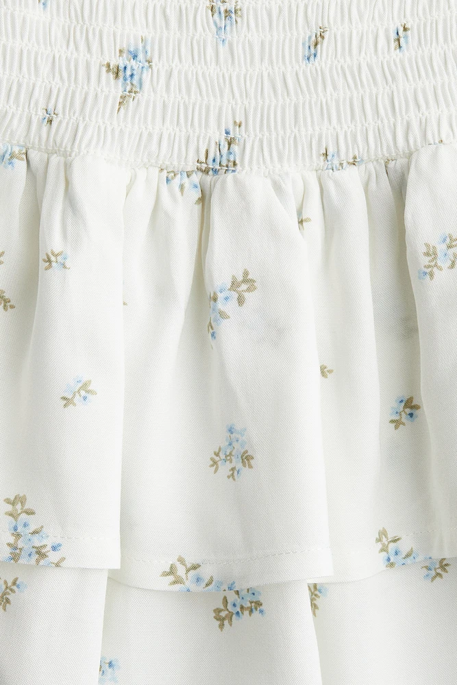 Smocked Skirt