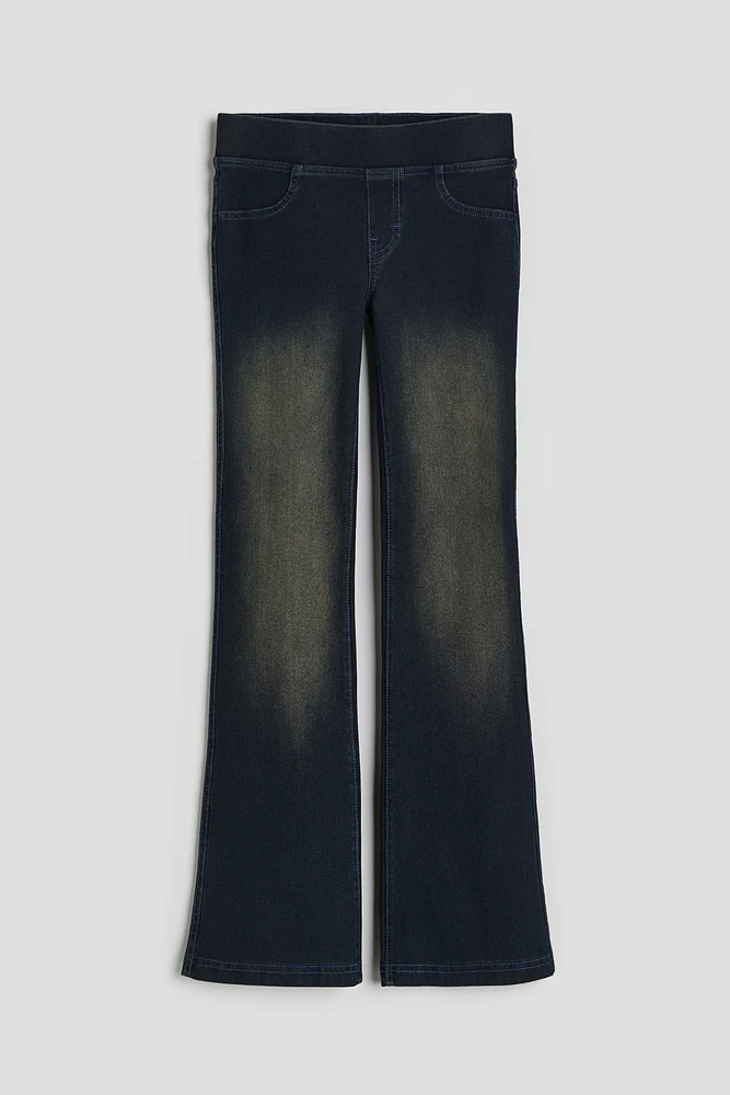 Pantalon évasé en jersey