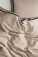 Egyptian Cotton Twin Duvet Cover Set