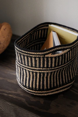 Small Patterned Storage Basket