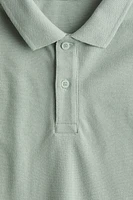Polo en piqué de coton