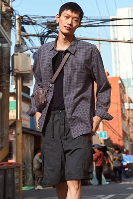 Loose-Fit Cargo Shorts