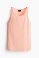 Slim-Fit Ribbed Tank Top