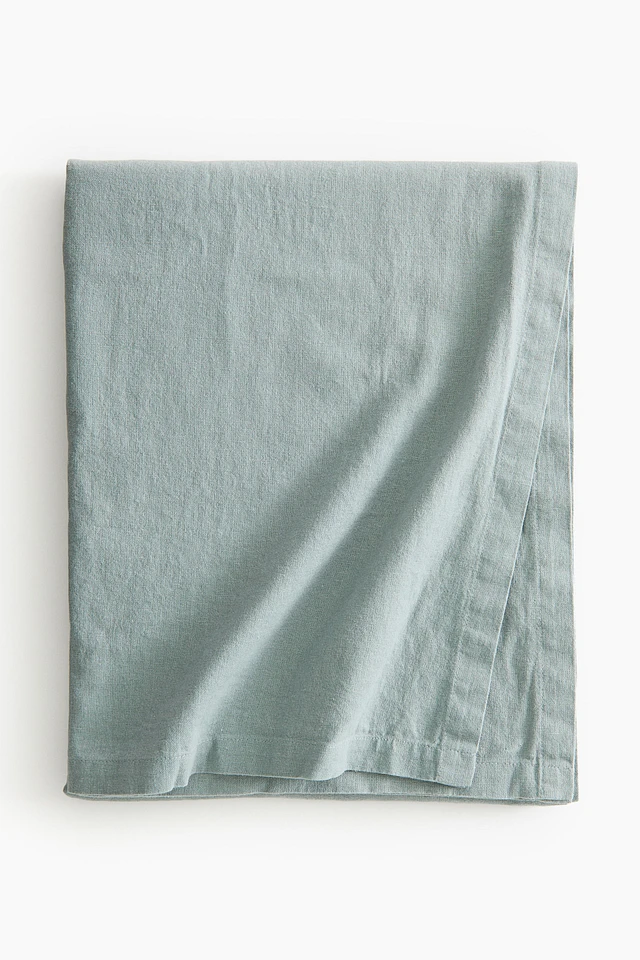 Linen-blend Tablecloth