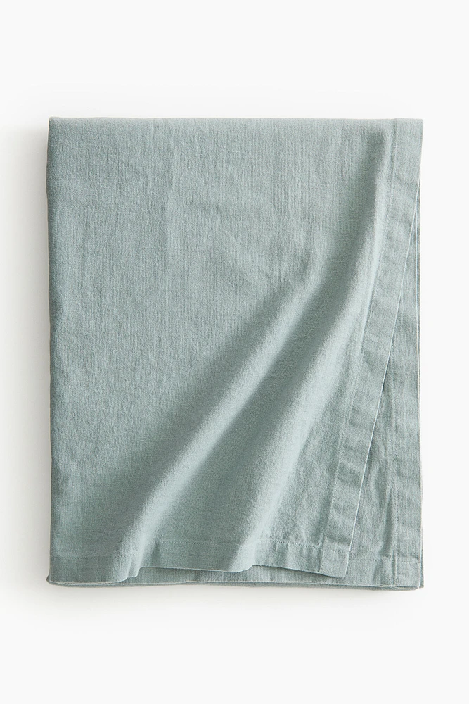 Nappe en lin mélangé