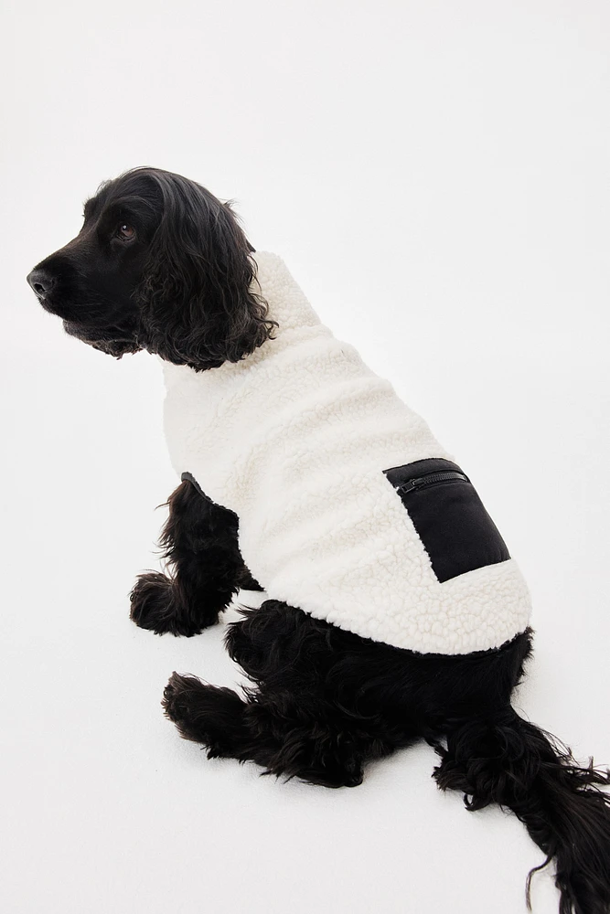 Veste pour chien en tissu peluche