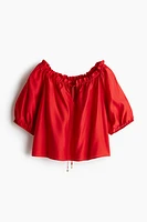 Ruffle-Trimmed Blouse