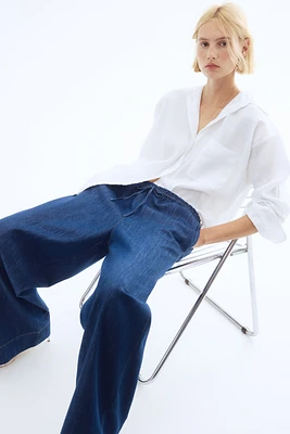 Denim Pull-on Pants