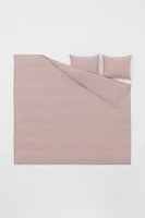 King/Queen Duvet Cover Set with Decorative Trim