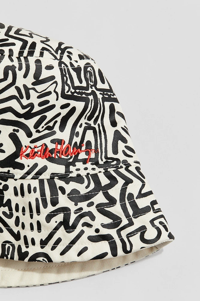 Printed Twill Bucket Hat