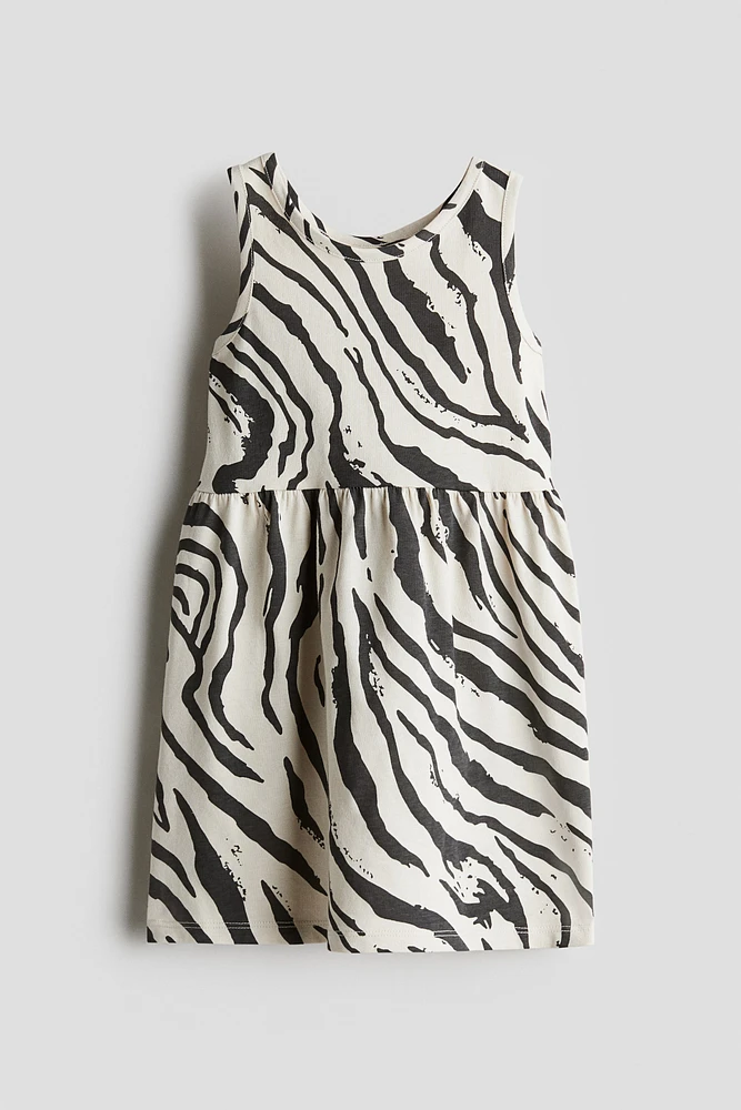 Robe à motif en coton