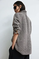 Blazer en tissu texturé
