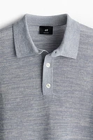 Regular Fit Fine-knit polo shirt