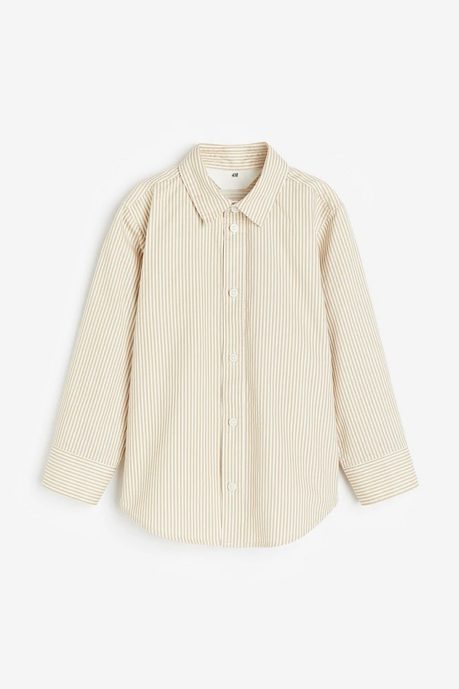 Long-sleeved Cotton Shirt