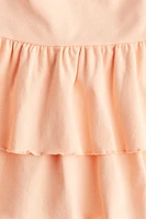 Tiered Jersey Skirt