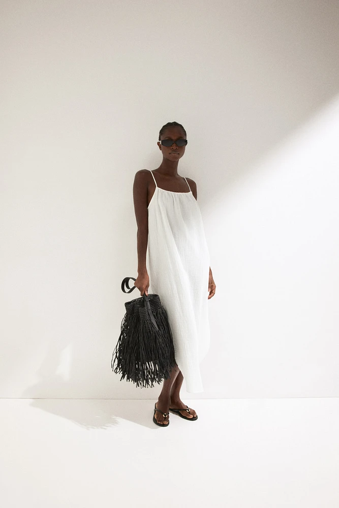 Robe de plage en mousseline