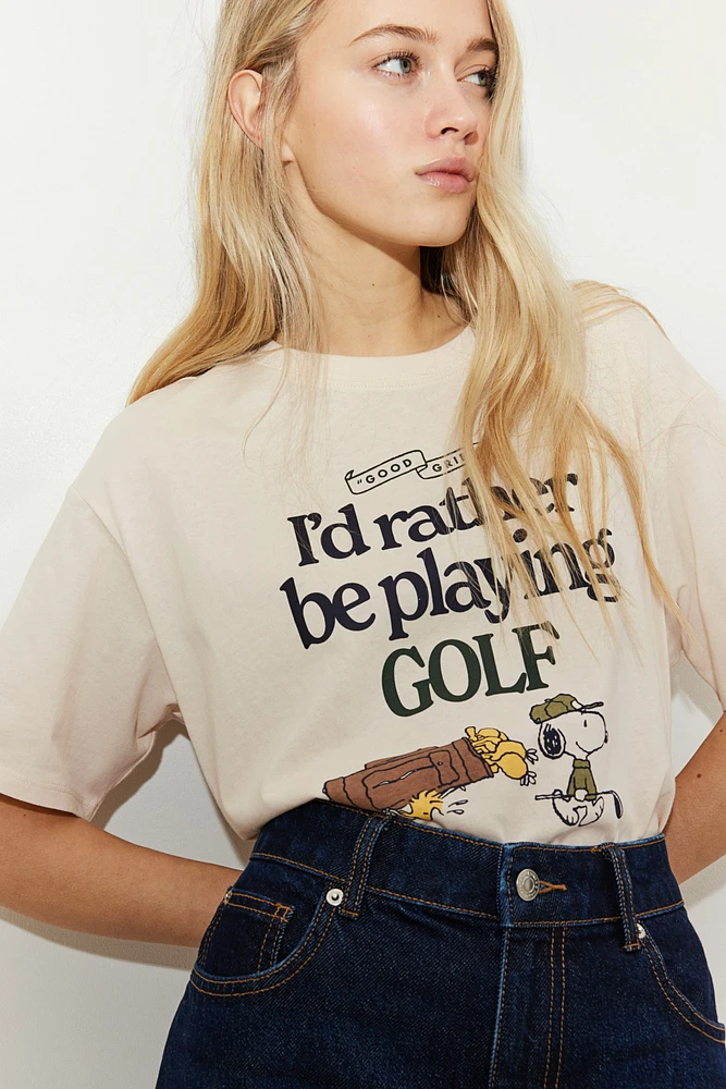 T-shirt grande taille imprimé