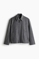 Regular Fit Wool-Blend Jacket