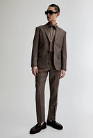 Slim Fit Linen Jacket