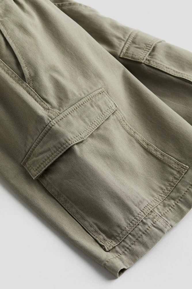 Twill Cargo Shorts