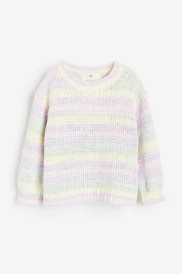 Chandail en maille chenille