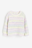 Chandail en maille chenille