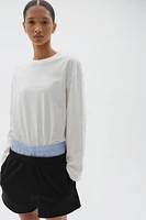 Long-Sleeved Cotton Top