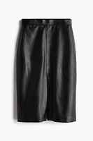 Leather Pencil Skirt