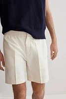 Regular-Fit Linen-Blend Shorts