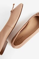 Leather Ballet Flats