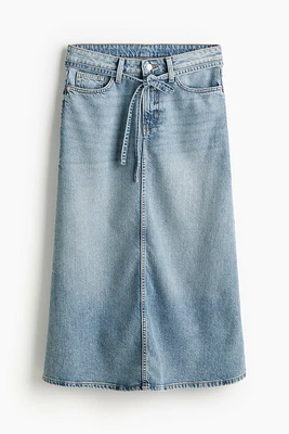 Feather Soft Denim Skirt